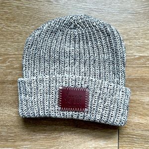 LYM Black Speckled Cuffed Beanie